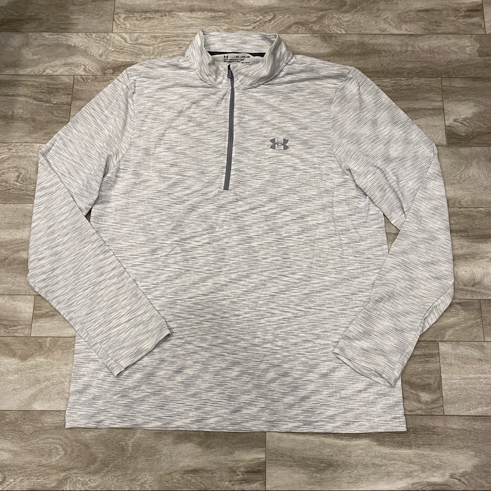 ✨SALE✨ Under Armour 2XL Lightweight Pullover Heat Gear white and grey